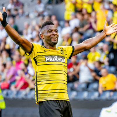 Stadion Wankdorf (Bern), 31.07.2022, Crédit Suisse Super League , BSC Young Boys - Grasshopper Club Zürich, Jean-Pierre Nsame  (#18, BSC Young Boys)

(Fabrice Duc, www.fabriceduc.ch)