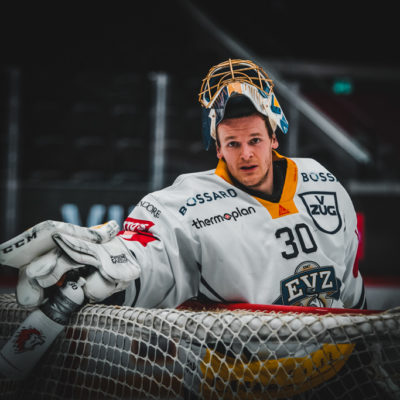 Vaudoise Aréna (Lausanne), 02.02.2021, National League, Lausanne HC - EV Zug, Leonardo Genoni (#30, EV Zug)

(Fabrice Duc, www.fabriceduc.ch)